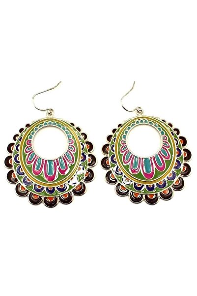 Pursehuit Πολύχρωμα στρογγυλά σκουλαρίκια, Louella C2