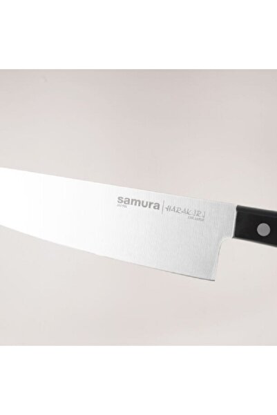 Samura سكين طاهي من الفولاذ المقاوم للصدأ 8.2 بوصة/208 مم، أسود