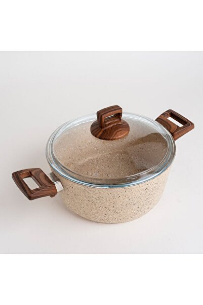 Alberto Granite 9Pcs Cookware Brownstone Color