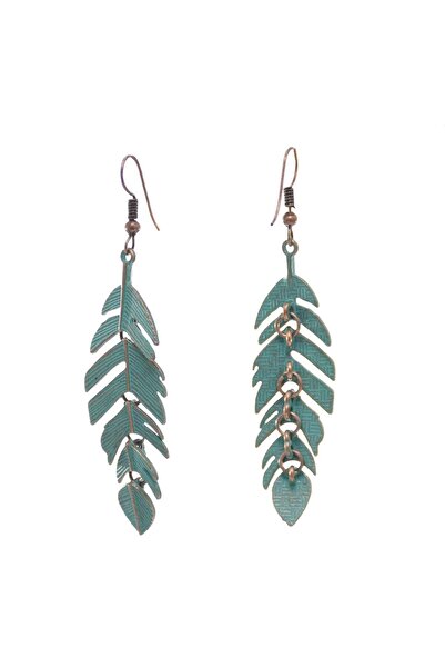 Pursehuit Cercei verzi, formă de frunză, Flavia C4 OUT