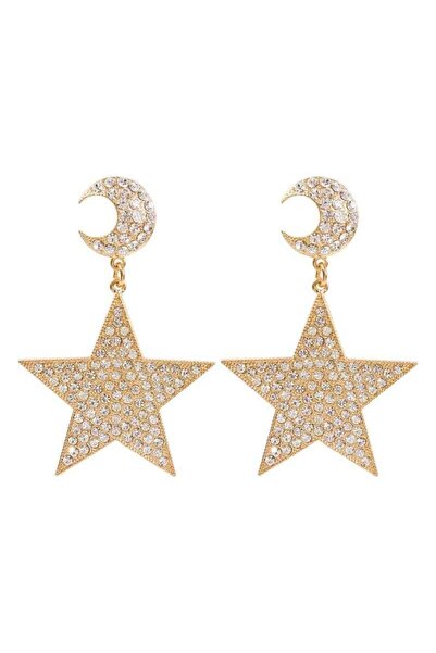 Pursehuit Gold-colored earrings, star shape, Irma C2 OUT