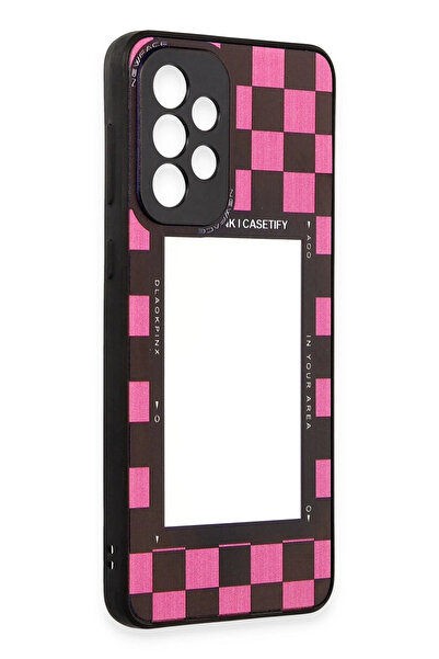 NewFace غطاء حماية لهاتف سامسونج جالاكسي A53 5G من إس بي تي آر إن إس بنمط مرآ...