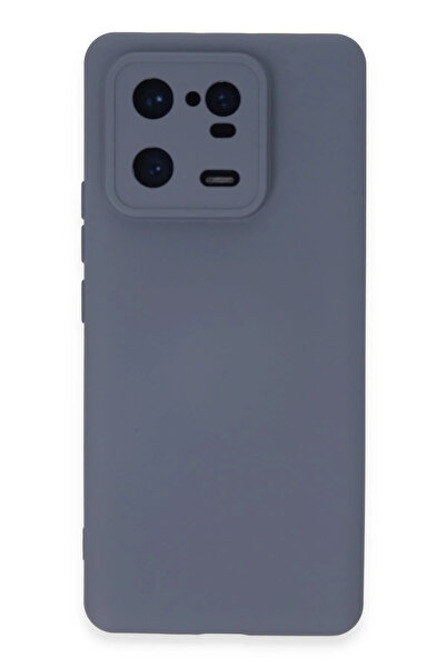 NewFace حافظة MSA Xiaomi Mi 13 Pro مصنوعة من السيليكون المخملي الداخلي - رمادي