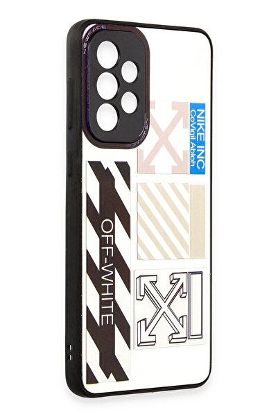 NewFace غطاء حماية لهاتف سامسونج جالاكسي A53 5G من إس بي تي آر إن إس بنمط مرآ...