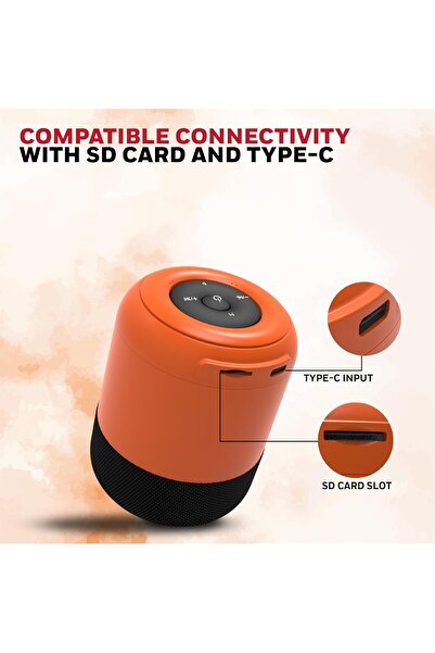 HONEYWELL موكسي V200، مكبر صوت خفيف الوزن وقابل للحمل مع اتصال لاسلكي بتقنية البلوتوث 5.0، TWS F