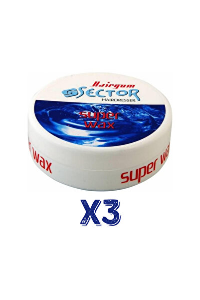 SEÇ Sector Hairmate Superwax Ultra Sert Mavi Wax 150 Ml 3 Adet