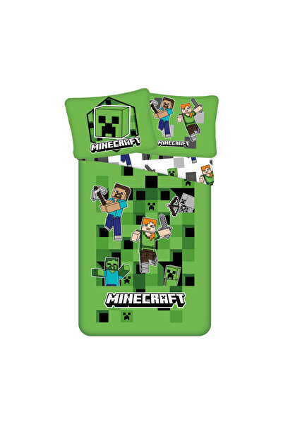 MINECRAFT Out of the Box set de lenjerie de pat 140×200cm, 70×90 cm microfibre