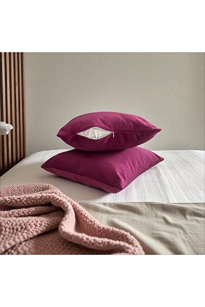 PATRU ANOTIMPURI Set of 2 pillowcases 40 x 40 cm, velvet material
