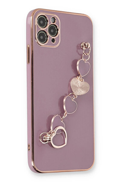 NewFace حافظة ايفون 11 برو من ام اس ايه، سيليكون ايسيلا - بنفسجي