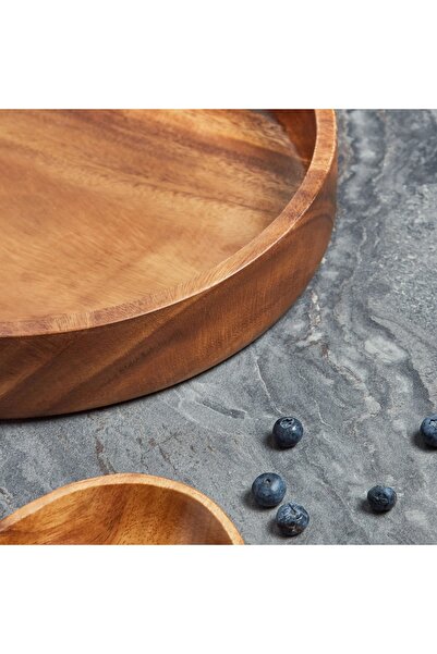 Generic Acacia Round Serving Tray