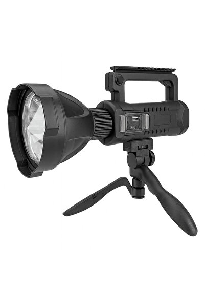 LEIHMANN Lanterna mare cu trepied, 4 moduri de iluminare, reincarcabila