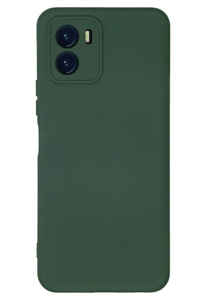 New Face Ds-Derin Vivo Y15S Case Nano Inside Velvet Silicone - Dark Green