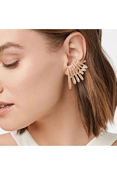 Pursehuit Златни обеци, с двойна закопчалка, Rosten C8