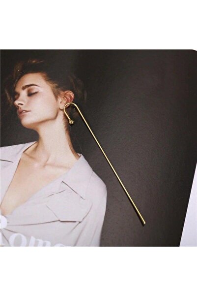 Pursehuit Cercei lungi tip cuff, aurii, Monja C8