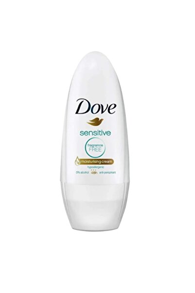 Dove Dove Deodorant Roll-On Sensitive Fragrance Free with Moisturizing Cream