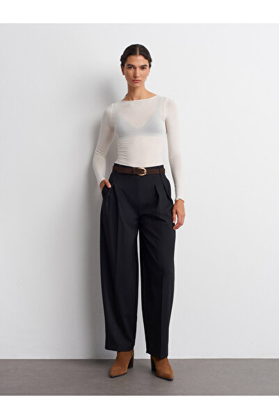 Dilvin 72179 Kişiye Özel Balon Pantolon-Siyah