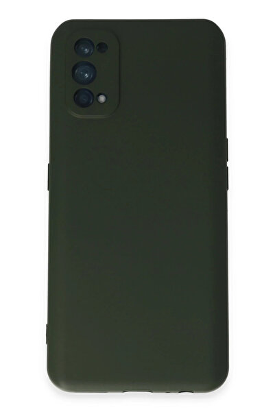 NewFace حافظة MSA Realme 7 Pro مصنوعة من السيليكون المخملي الداخلي - أخضر داكن