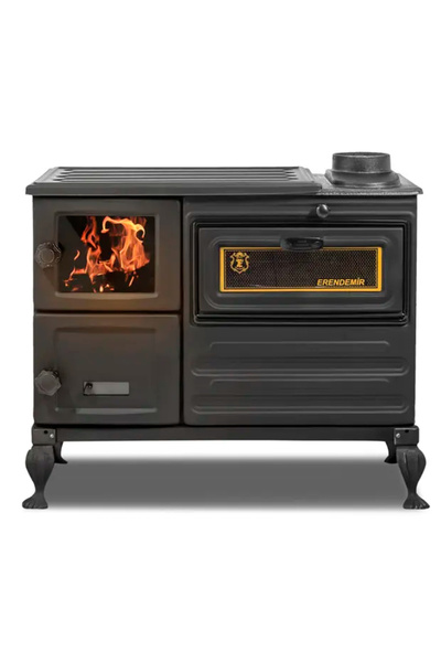 Erendemir Kuzine Şömine Soba Döküm Pik Ayaklı Em804b-d-p