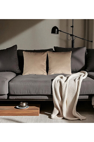 PATRU ANOTIMPURI Set of 2 pillowcases 40 x 40 cm, velvet material