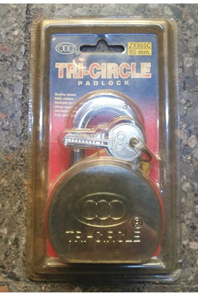 Tri-Circle Padlock 65mm