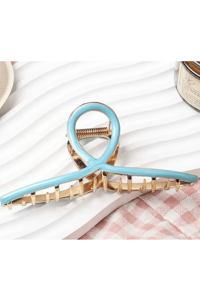 cityvision Turquoise Color Gold Metal Latch Buckle 11 cm Large Size – Strong and Stylish