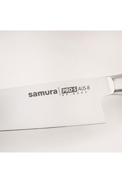 Samura pros set 2pcs stainless steel kitchen knives in black 7.9", 5"