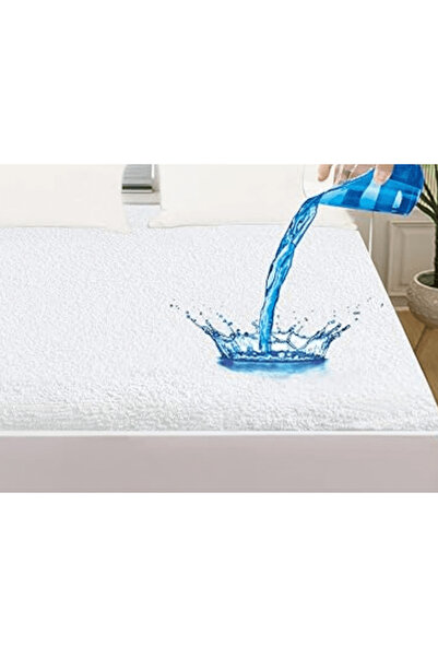 OEM Husă de saltea de protecție, impermeabilă, din bumbac, cu elastic sub saltea, dimensiune 180×200cm