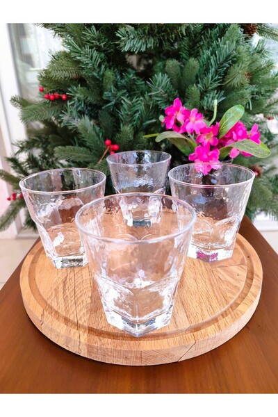 Madame Coco Floresa 4-Piece Water Glass Set - 375 ml