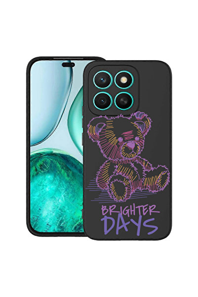bestcase Carcasă subțire din silicon pentru Honor X8C, Teddy Bear Brighter Da...