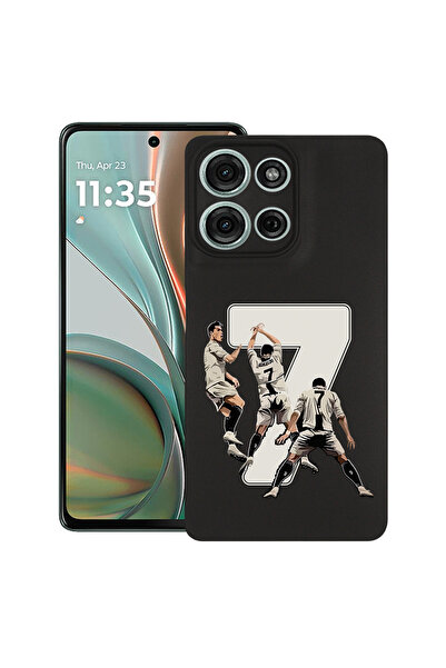 bestcase Carcasă subțire din silicon pentru Motorola Moto G75, Ronaldo, 19263...