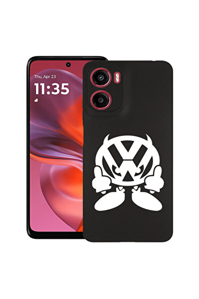 bestcase Carcasă subțire din silicon pentru Motorola Moto G05, VW Devil, 1926...