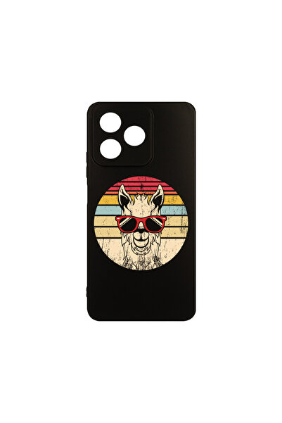 bestcase Λεπτή θήκη σιλικόνης για Xiaomi Redmi 13, Oldschool LLama, 1923377 B...