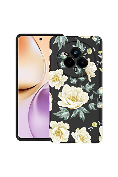 bestcase Carcasă subțire din silicon pentru Realme 14 Pro Plus 5G, Flori, 198...