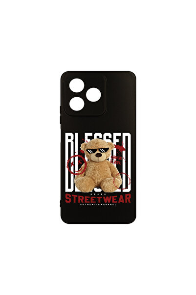 bestcase Λεπτή θήκη σιλικόνης για Xiaomi Redmi 13, Αρκουδάκι Blessed, 1923377...