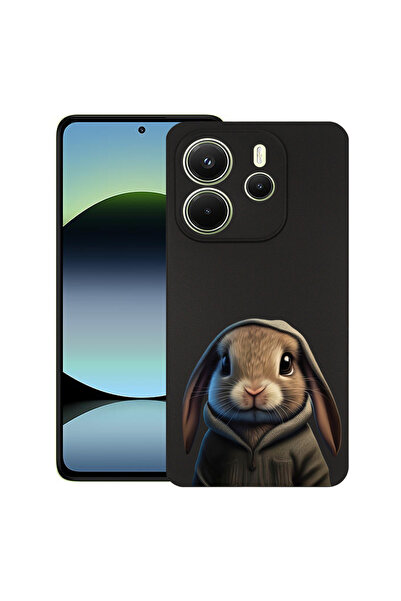 bestcase Carcasă subțire din silicon pentru Xiaomi Redmi Note 14 5G, Iepure D...