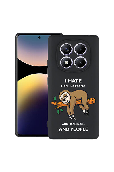 bestcase Λεπτή θήκη σιλικόνης για Xiaomi Redmi Note 14 Pro 4G, Μισώ το πρωί, ...