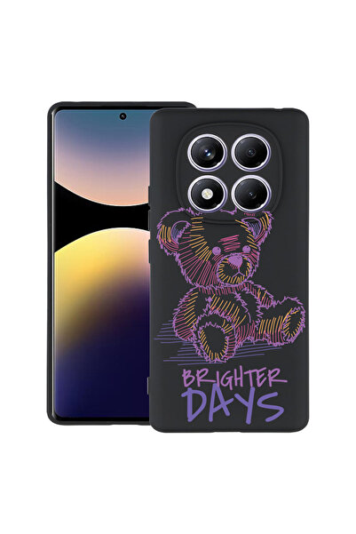 bestcase Carcasă subțire din silicon pentru Xiaomi Redmi Note 14 Pro 4G, Tedd...