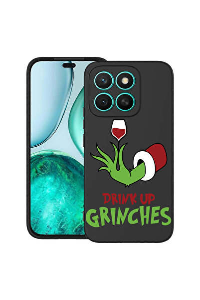 bestcase Carcasă subțire din silicon pentru Honor X8C, Grinches - Drink Up, 1...