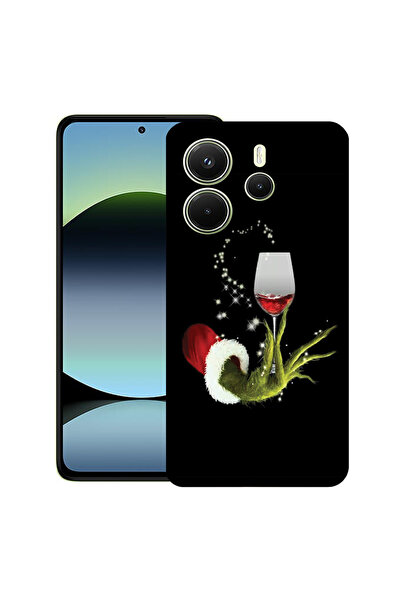bestcase Carcasă subțire din silicon pentru Xiaomi Redmi Note 14 5G, Grinch d...