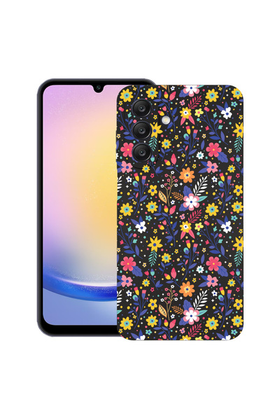 bestcase Carcasă subțire din silicon pentru Samsung Galaxy M16 5G, model flor...