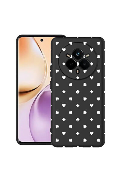 bestcase Carcasă subțire din silicon pentru Realme 14 Pro Plus 5G, model simplu de poker, 1988290 B 1449