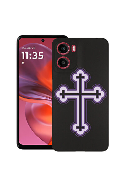 bestcase Carcasă subțire din silicon pentru Motorola Moto E15 / Moto G05, cru...
