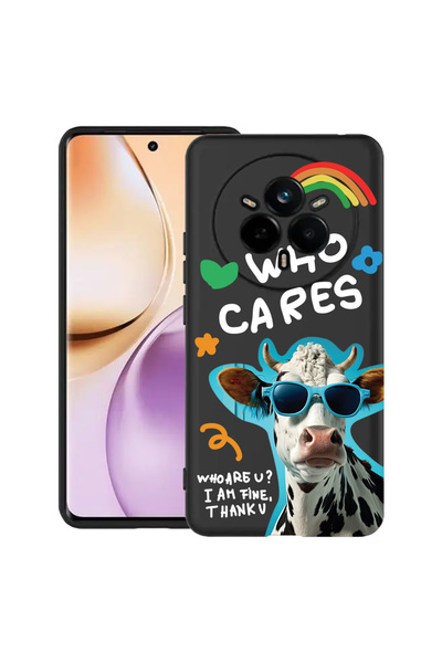 bestcase Carcasă subțire din silicon pentru Realme 14 Pro 5G, Cool Cow - Who ...