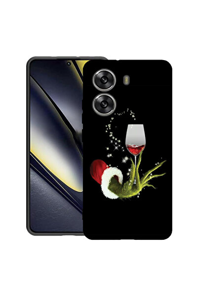 bestcase Carcasă subțire din silicon pentru Poco X7 Pro 5G, Grinch de Crăciun...