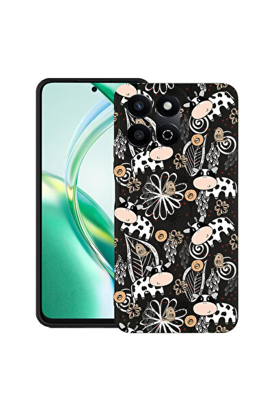 bestcase Carcasă subțire din silicon pentru Honor 200 Smart, model vacă, 1923...