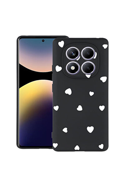 bestcase Λεπτή θήκη σιλικόνης για Xiaomi Redmi Note 14 Pro 4G, μοτίβο καρδιάς...
