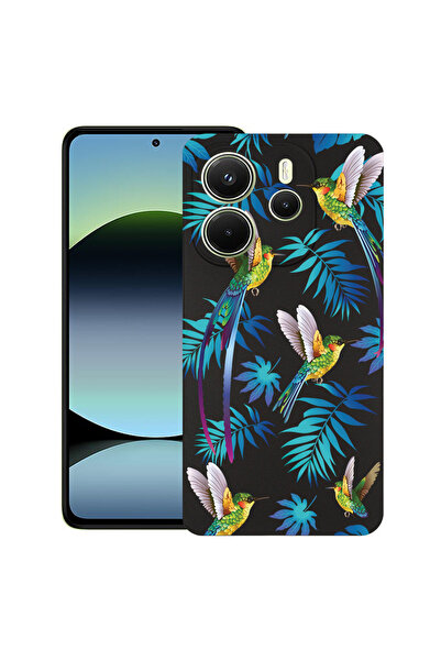 bestcase Carcasă subțire din silicon pentru Xiaomi Redmi Note 14 5G, Wild Tro...