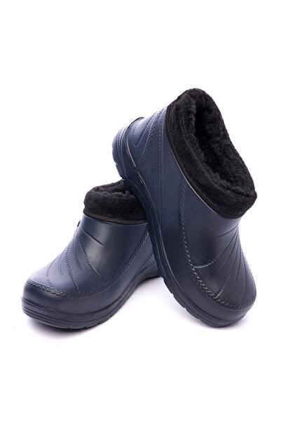 Tellus Women's fur lined galoshes Kleo, Blue - 42