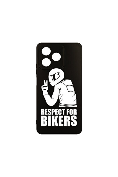 bestcase Carcasă subțire din silicon pentru Xiaomi Redmi 13, Respect For Bike...