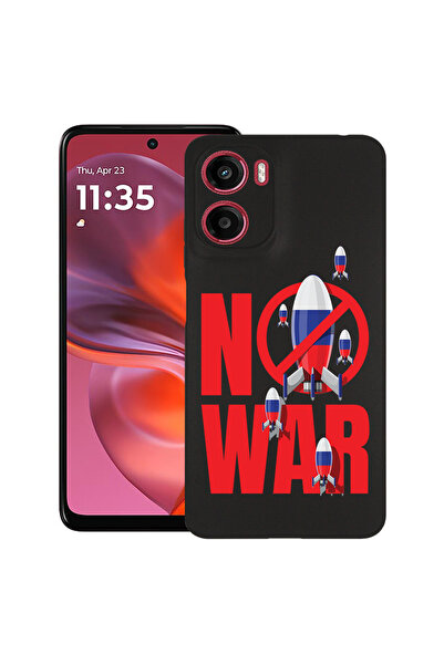 bestcase Carcasă subțire din silicon pentru Motorola Moto G05, No War, 192633...